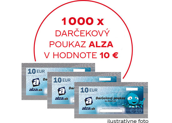 Darčekový poukaz Alza v hodnote 40€ - 50x